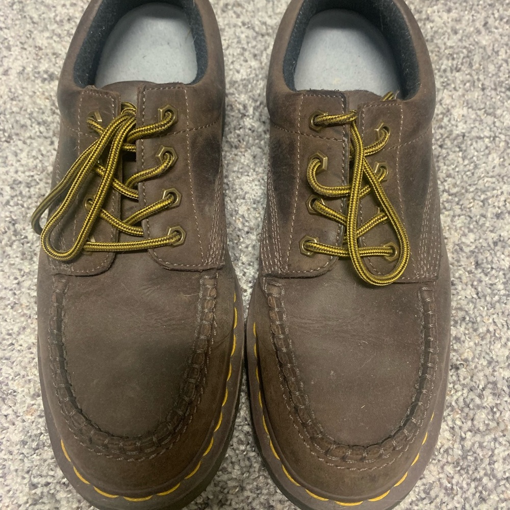 Brown Doc Marten low boot men